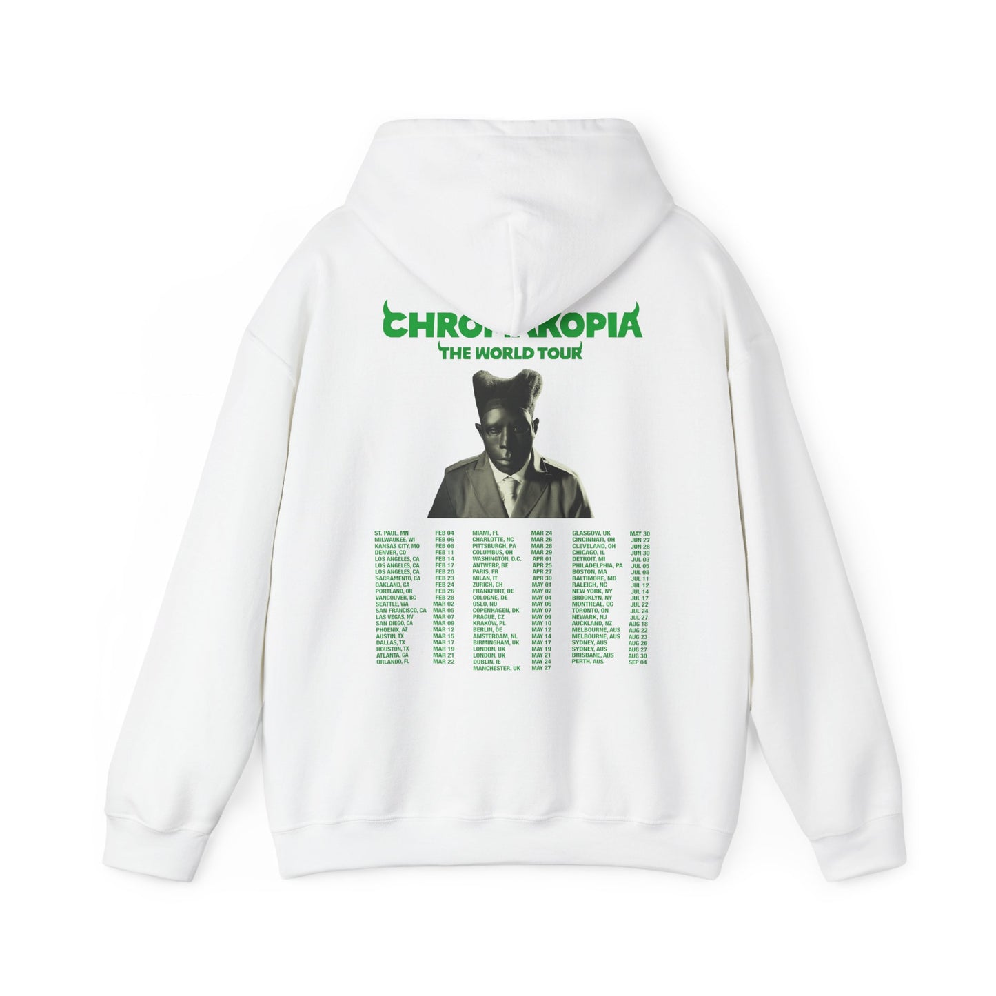 CHROMAKOPIA TOUR MERCH - CHROMAKOPIA WHITE TOUR HOODIE