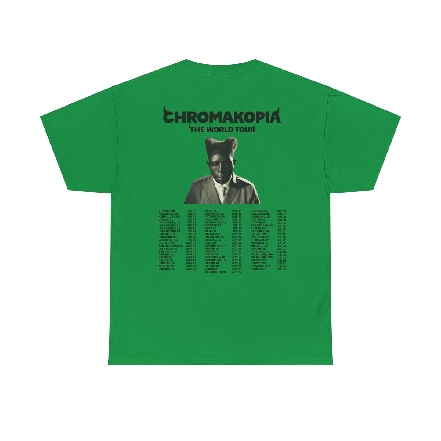 CHROMAKOPIA TOUR MERCH - CHROMAKOPIA GREEN TOUR TEE