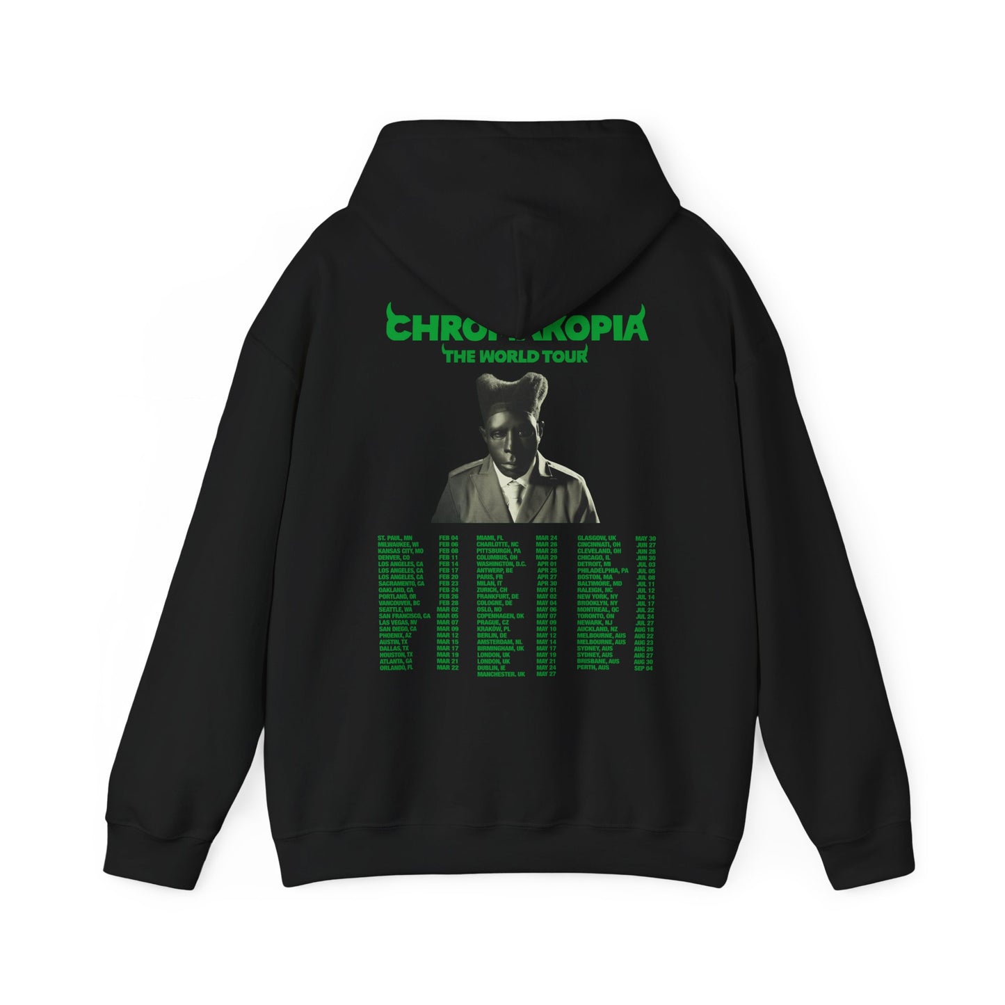 CHROMAKOPIA TOUR MERCH - CHROMAKOPIA BLACK TOUR HOODIE